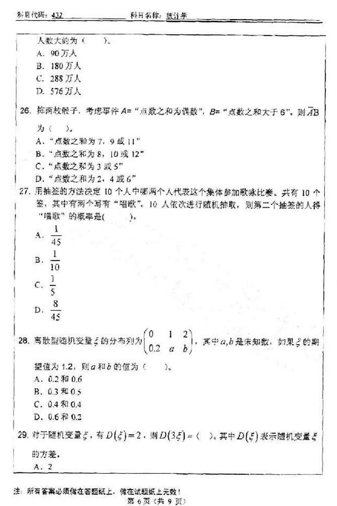 说明: C:\Users\Administrator\Desktop\北京工业大学应用数理学院432统计学[专业硕士]历年考研真题汇编\1第一部分  历年考研真题汇编\2012年北京工业大学应用数理学院432统计学[专业硕士]考研真题_页面_6.jpg